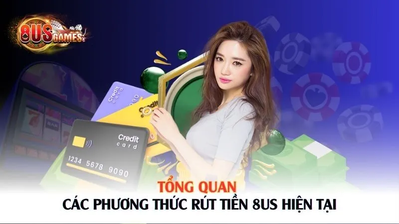 Tổng quan các phương thức rút tiền 8US hiện tại